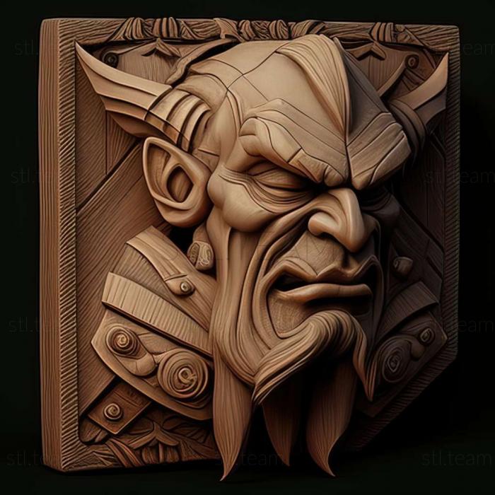 3D model Warcraft Orcs Humans game (STL)